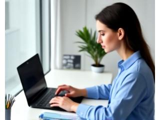 집중하여 업무를 처리하는 직장인의 이미지